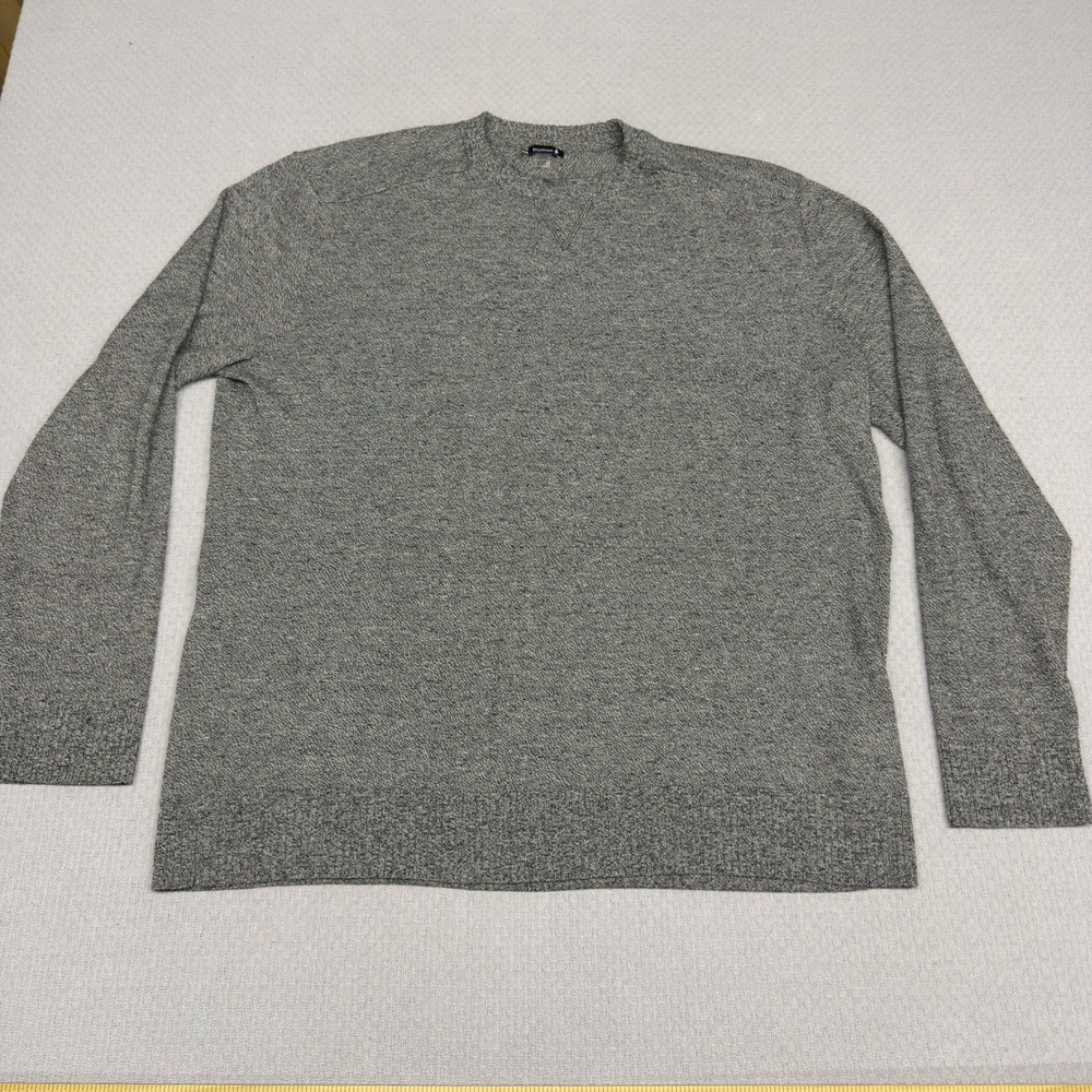 Smartwool Sweater Mens XXL Grey Merino Wool Blend Crewneck Nautical Marl Knit